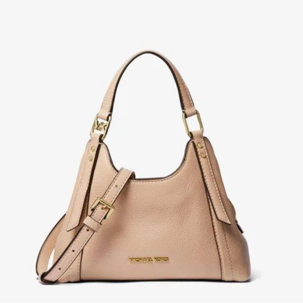 Michael Kors Women's Arlo Small Pebbled Leather Crossbody Bag Buff
NWT - Picture 3 of 16